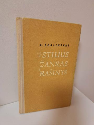 Daiktas Stilius, žanras, rašinys 1,50€