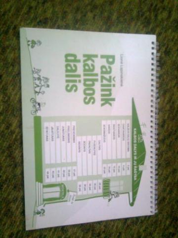 Daiktas lietuviu kalbos knygute