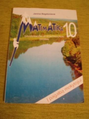 Daiktas Matematika 10kl. Savarankiški ir kontroliniai darb