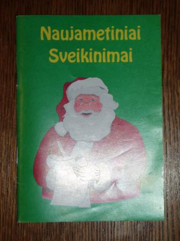 Daiktas Naujametiniu sveikinimu knyga