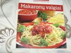 Daiktas knyga makaronu valgiai