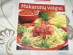 Daiktas knyga"makaronu valgiai"