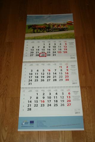 Daiktas Naujas 2011 m. kalendorius ant sienos