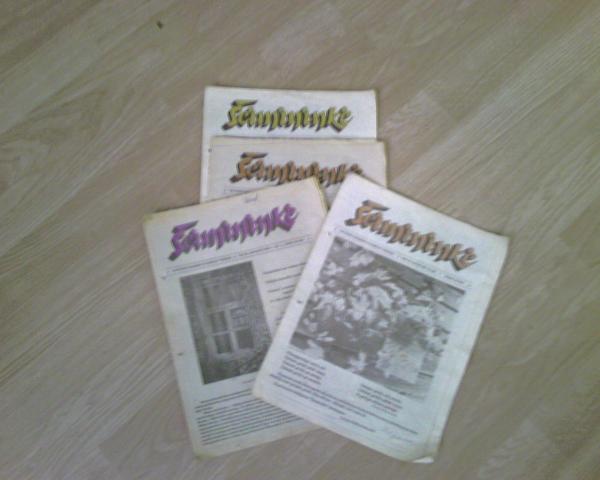 Daiktas 4vnt laikrasciai 'Šeimininkė' 1991m