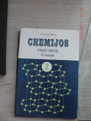 Daiktas Chemijos pratybos X klasei 2