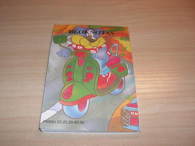 Daiktas Mazas bloknotelis