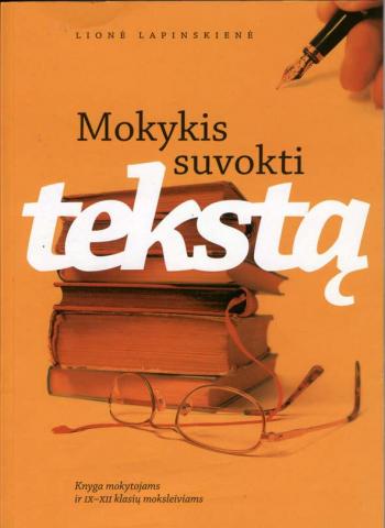Daiktas Lione Lapinskiene Mokytis suvokti teksta