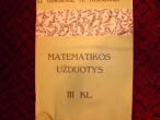 Daiktas Matematikos užduotys III kl.
