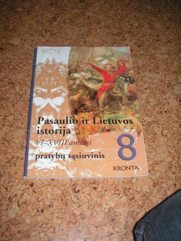 Daiktas istorijos pratybos 8kl