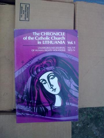 Daiktas Lietuvos bažnyčių kronika the chronicle of the Catholic Chrunch in Lithuania