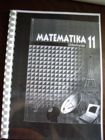 Daiktas 11kl matematikos uždavinynas