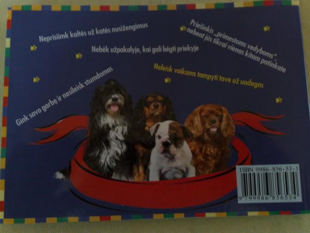 Daiktas Pamokymų knygutė šunims NAUJA