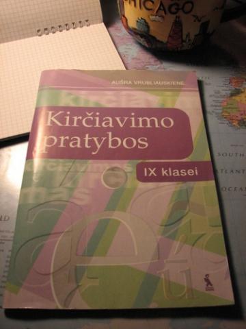 Daiktas Lietuvių kalba. A.V. Kirčiavimo pratybos IX klasei