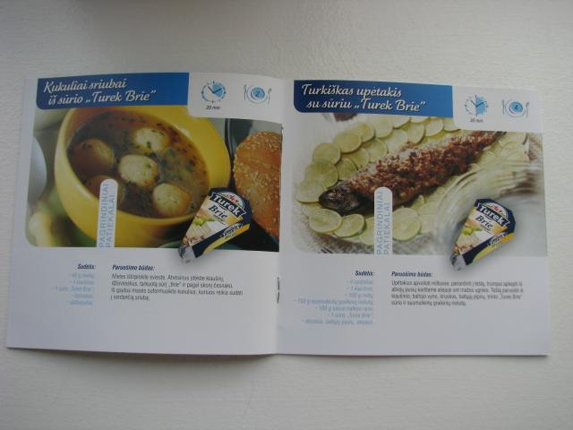Daiktas Leidinukai apie sūrį, patiekalus ir desertus iš sūrio