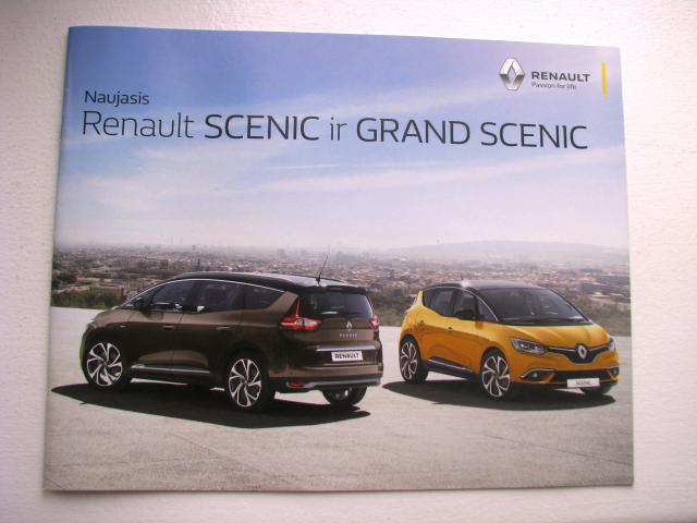 Daiktas Informacinis leidinys - Renault Scenic ir grand scenic