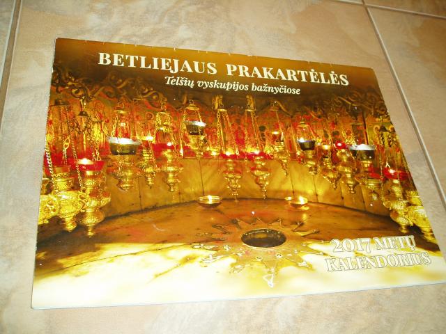 Daiktas Kalendorius 2017 Betliejaus prakartėlės Telšių vyskupijos bažnyčiose1€