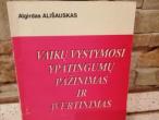 Daiktas Vaikų vystymosi ypatingumų pažinimas ir įvertinimas 1€