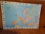 Daiktas Europos žemėlapis (laminuotas)  6€