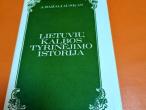 Daiktas Lietuvių kalbos tyrinėjimo istorija 2€