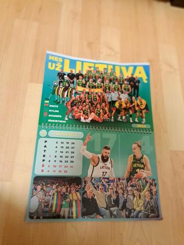 Daiktas 2026 kalendorius Mes už  Lietuvą 2,50€