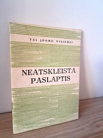 Daiktas Neatskleista paslaptis (apie Turino drobulę)  1€