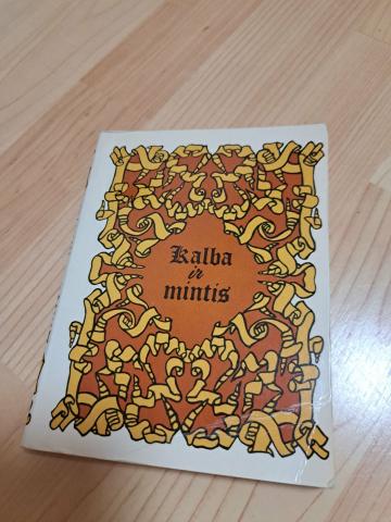 Daiktas Kalba ir mintis 1€