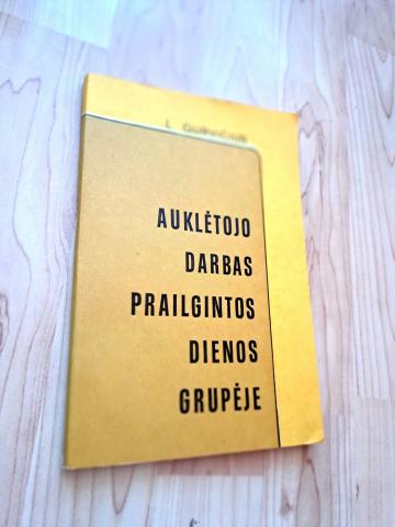 Daiktas Auklėtojo darbas prailgintos dienos grupėje 2€