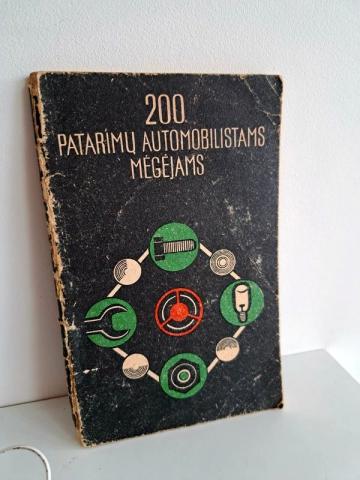 Daiktas 200 patarimų automobilistams mėgėjams 1,50€