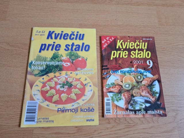 Daiktas žurnalai Kviečiu prie stalo 1€  (rezervuota)