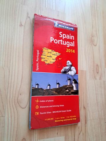 Daiktas Ispanijos ir Portugalijos kelių žemėlapis  2€