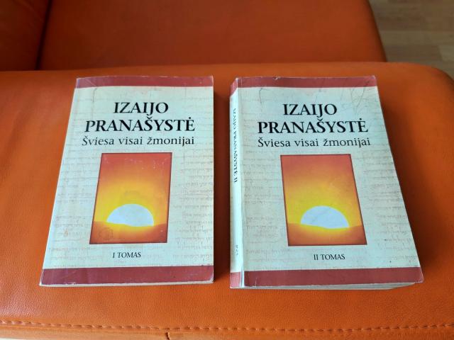 Daiktas Izaijo pranašystė 2 tomai 2,50€