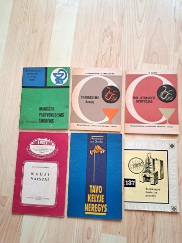 Daiktas Šešios senos brošiūros 1€