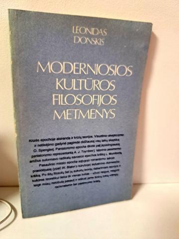 Daiktas Moderniosios kultūros filosofijos metmenys 2€
