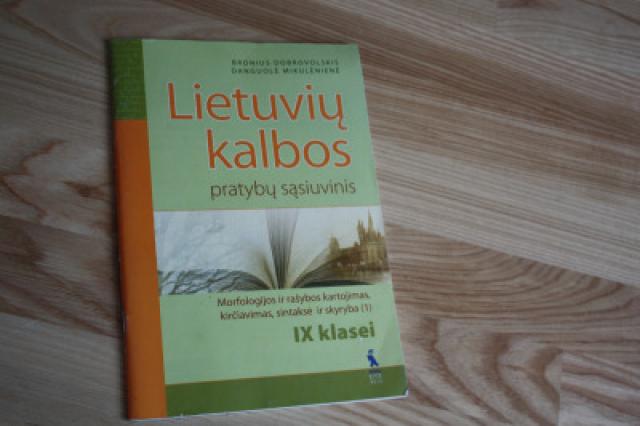 Daiktas Lietuvių k. pratybos 9klasei. 