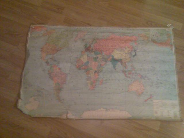 Daiktas senas Tarybu Sajingos zemelapis