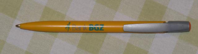 Daiktas Rašiklis Bank BGZ