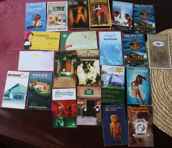 Daiktas senos vizitines korteles