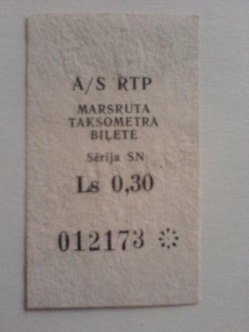 Daiktas Transporto bilietai-1