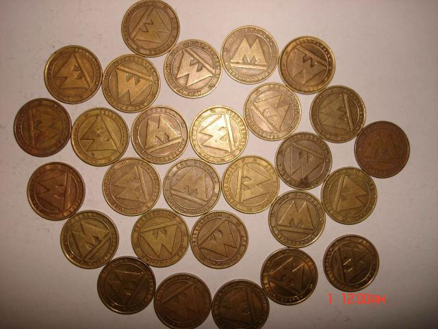 Daiktas Metro Zetonai Sankt Peterburgo