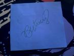 Daiktas Britney Spears originalus parašas - autografas