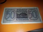 Daiktas 50 voketijos Reichsmarkiu
