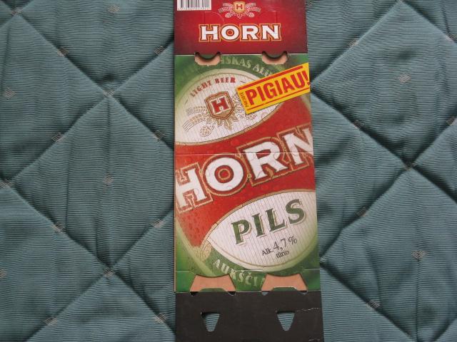 Daiktas Sena alus buteliukų pakavimo dėžutė Horn Pils