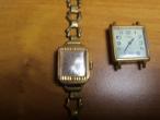 Daiktas paauksuoti 2 laikrodziai