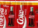 Daiktas Coca Cola etiketės