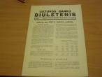 Daiktas Lietuvos banko biuleteniai