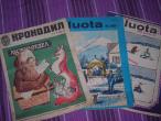 Daiktas seni "krokodil" ir "šluota" žurnalai