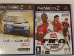 Daiktas originalus ps2 playstation 2   2005 metu zaidimai fifa rally collin 
