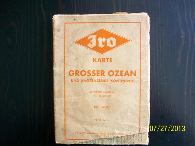 Daiktas vokiškas žemėlapis