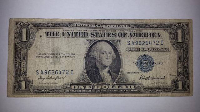 Daiktas One dollar  1935 m.