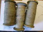 Daiktas Senos spules su linu siulais